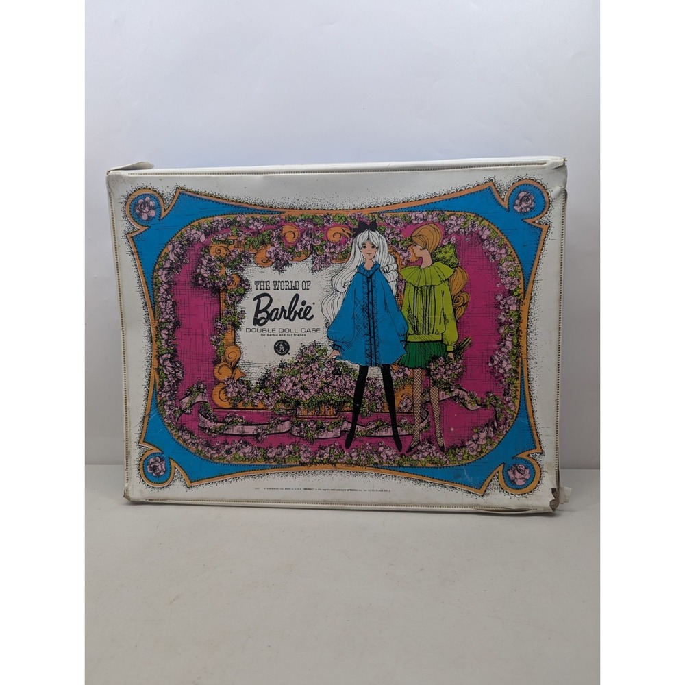 Barbie World of Barbie Double Doll Case 1968 Vintage Mattel Collector *Read